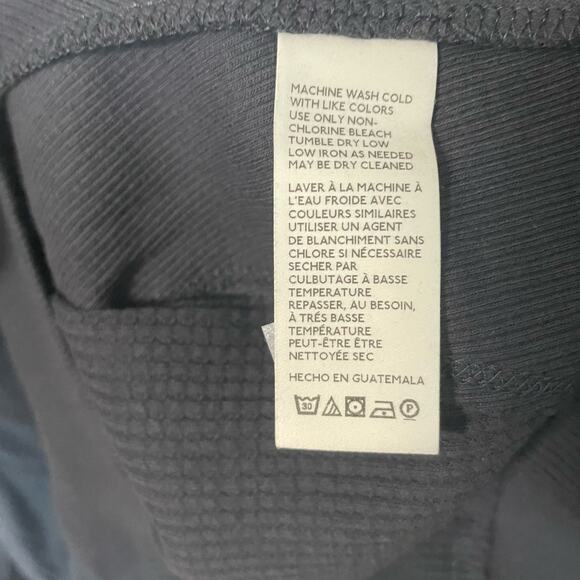 Free People Santa Clara Thermal XS Black Waffle Knit Oversized Batwing V Neck - Picture 6 of 7